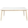 Note 90 Dining Table,  White Oiled Oak / White Laminate -Gubi Furni Sales haslev note 90 dining table 5