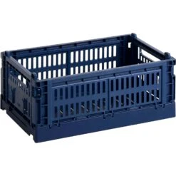 Hay Colour Crate Storage Box S, 17x26,5 Cm, Dark Blue