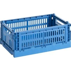Hay Colour Crate Storage Box S, 17x26,5 Cm, Electric Blue