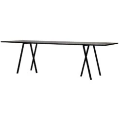 Hay Loop Stand Table 200 Cm, Linoleum / Black