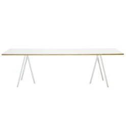 Hay Loop Stand Table 250 Cm, Laminate / White