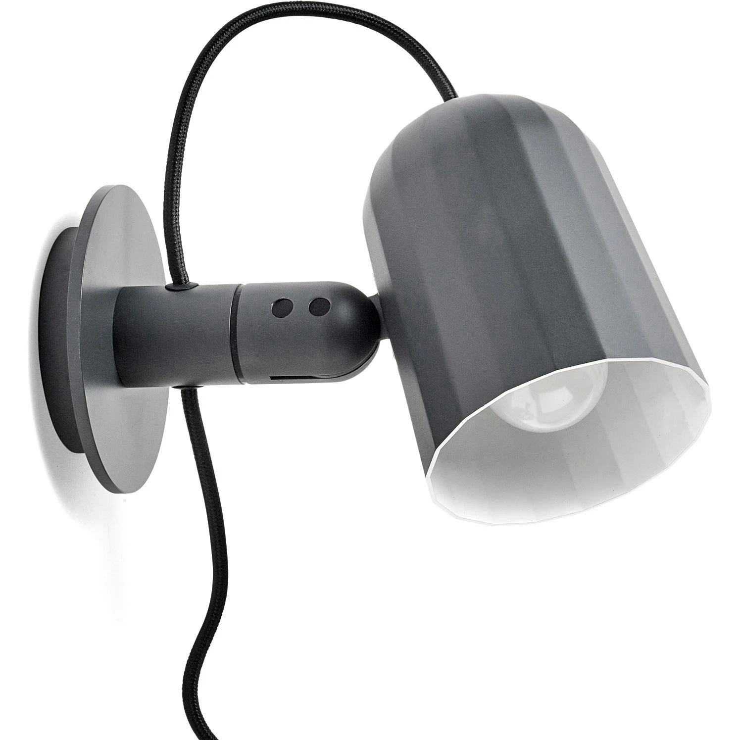 Hay Noc Wall Lamp, Dark Grey 3 Hay Noc Wall Lamp, Dark Grey