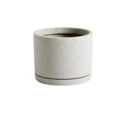 Hay Plant Pot Flower Pot L, Gray