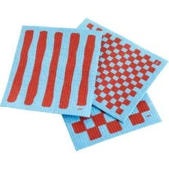 Hay Sponge Dishcloth 3-pack, Blue