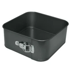 Heirol High Top Springform Pan Square Base 24x24x10 Cm, Black