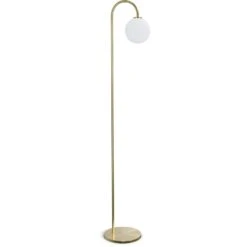 Herstal Ballon Floor Lamp, Brass