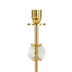 Alba Candlestick Brass, 30 Cm -Gubi Furni Sales hilke collection alba candlestick brass 1