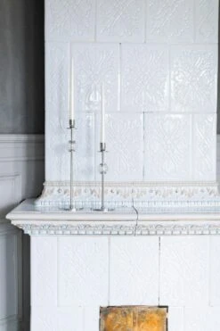 Chiaro Di Luna Candlestick Nickel-plated Brass, 35 Cm -Gubi Furni Sales hilke collection chiaro di luna candlestick nickel plated brass 19 1