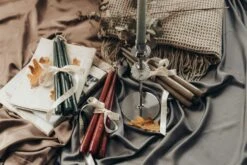 Mansion Candles 6-pack, Wine Red Gloss -Gubi Furni Sales hilke collection mansion candles 6 pack 45