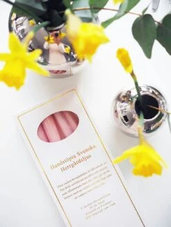 Mansion Candles 6-Pack, Pink Gloss -Gubi Furni Sales hilke collection mansion candles 6 pack 66