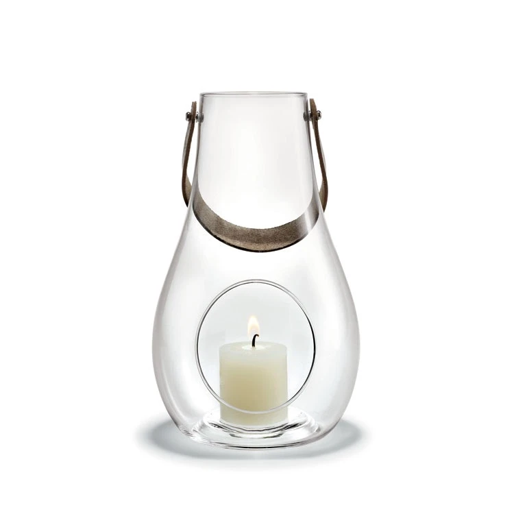 Holmegaard Design With Light Lantern 24.8 Cm, Clear 3 Holmegaard Design With Light Lantern 24.8 Cm, Clear
