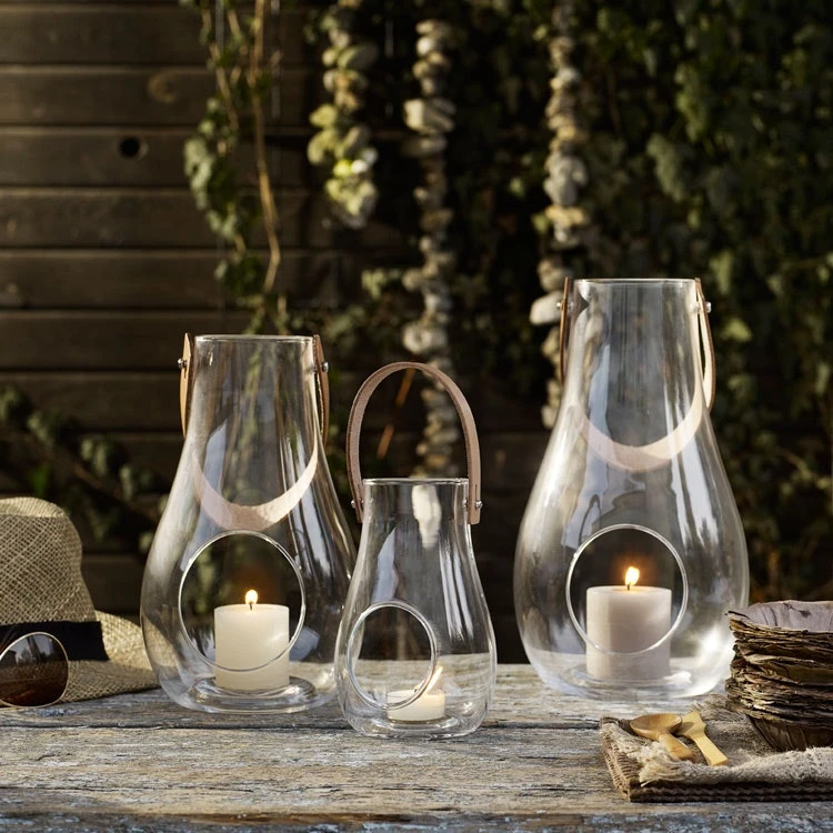 Holmegaard Design With Light Lantern 24.8 Cm, Clear 4 Holmegaard Design With Light Lantern 24.8 Cm, Clear - Image 2