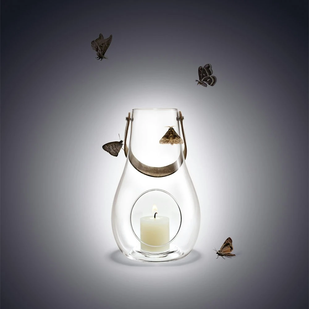Holmegaard Design With Light Lantern 24.8 Cm, Clear 5 Holmegaard Design With Light Lantern 24.8 Cm, Clear - Image 3