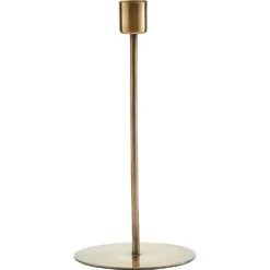 House Doctor Anit Candle Stand 20 Cm, Antique Brass