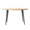 House Doctor Club Dining Table Ø130 Cm, Light Wood -Gubi Furni Sales house doctor club dining table 130 cm 0