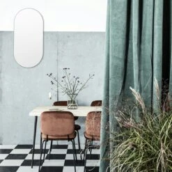 House Doctor Club Dining Table 80x140 Cm, Light Wood -Gubi Furni Sales house doctor club dining table 80x140 cm light wood 2