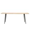 House Doctor Club Dining Table 80x200 Cm, Light Wood
