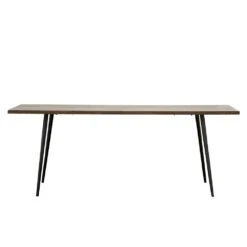 House Doctor Club Dining Table 80x200 Cm, Black Stained