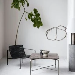 House Doctor Habra Lounge Chair, Black -Gubi Furni Sales house doctor habra lounge chair 3