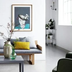 House Doctor Molecular Wall Lamp, Black/Brass -Gubi Furni Sales house doctor molecular wall lamp black brass 1