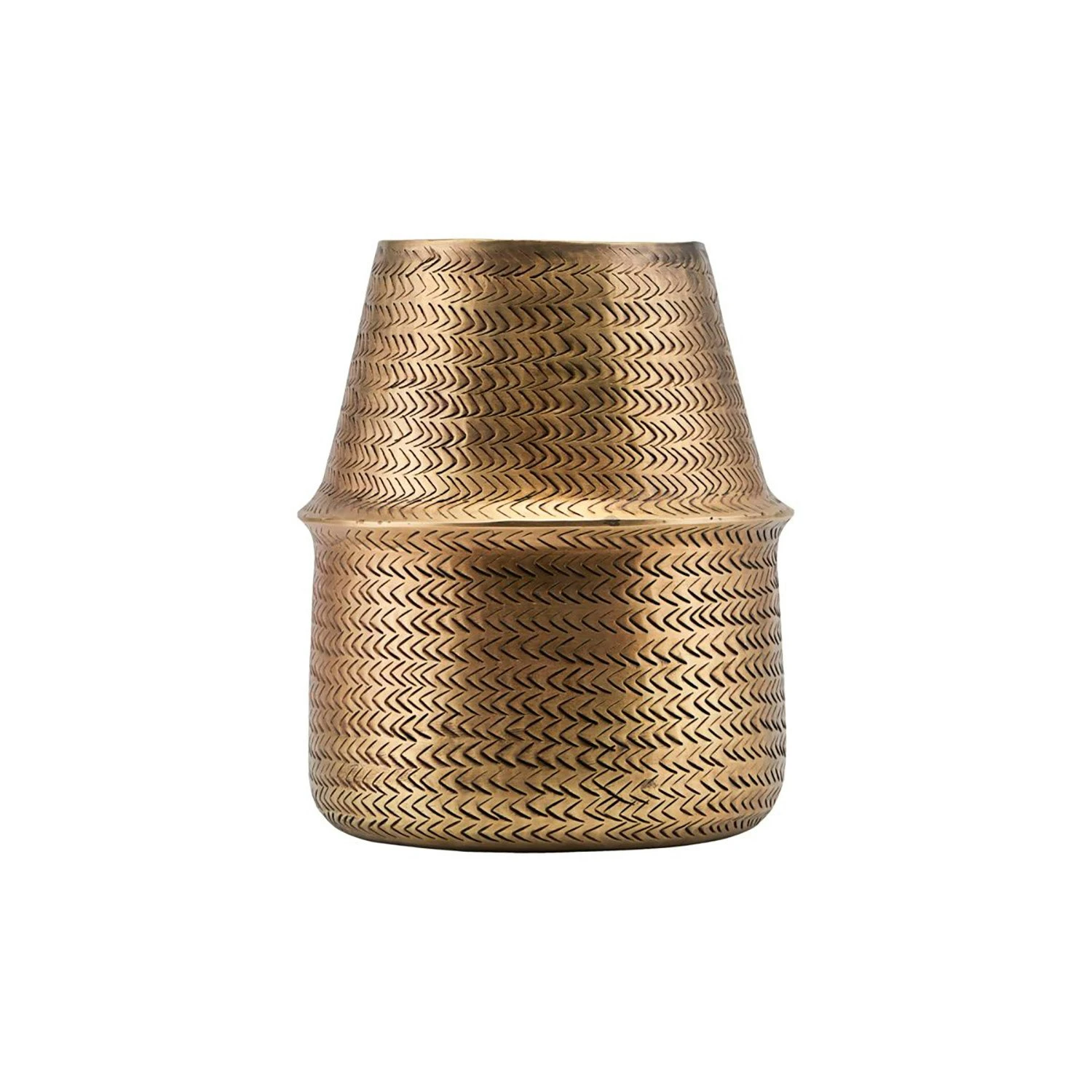 House Doctor Rattan Planter S, Brass 3 House Doctor Rattan Planter S, Brass