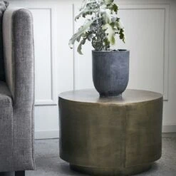 House Doctor Rota Coffee Table Antique Brass 30x50 Cm 9 House Doctor Rota Coffee Table Antique Brass 30x50 Cm -Gubi Furni Sales house doctor rota coffee table antique brass 2