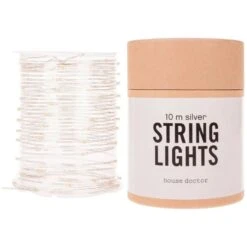 House Doctor String Light 80 Lamps, Silver