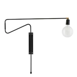 House Doctor Swing Wall Lamp 70 Cm, Black