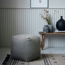 House Doctor Tabi Pouf Brown, 45x45 Cm 6 House Doctor Tabi Pouf Brown, 45x45 Cm -Gubi Furni Sales house doctor tabi pouf brown 3