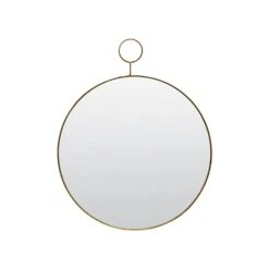 House Doctor The Loop Mirror Ø38cm, Brass