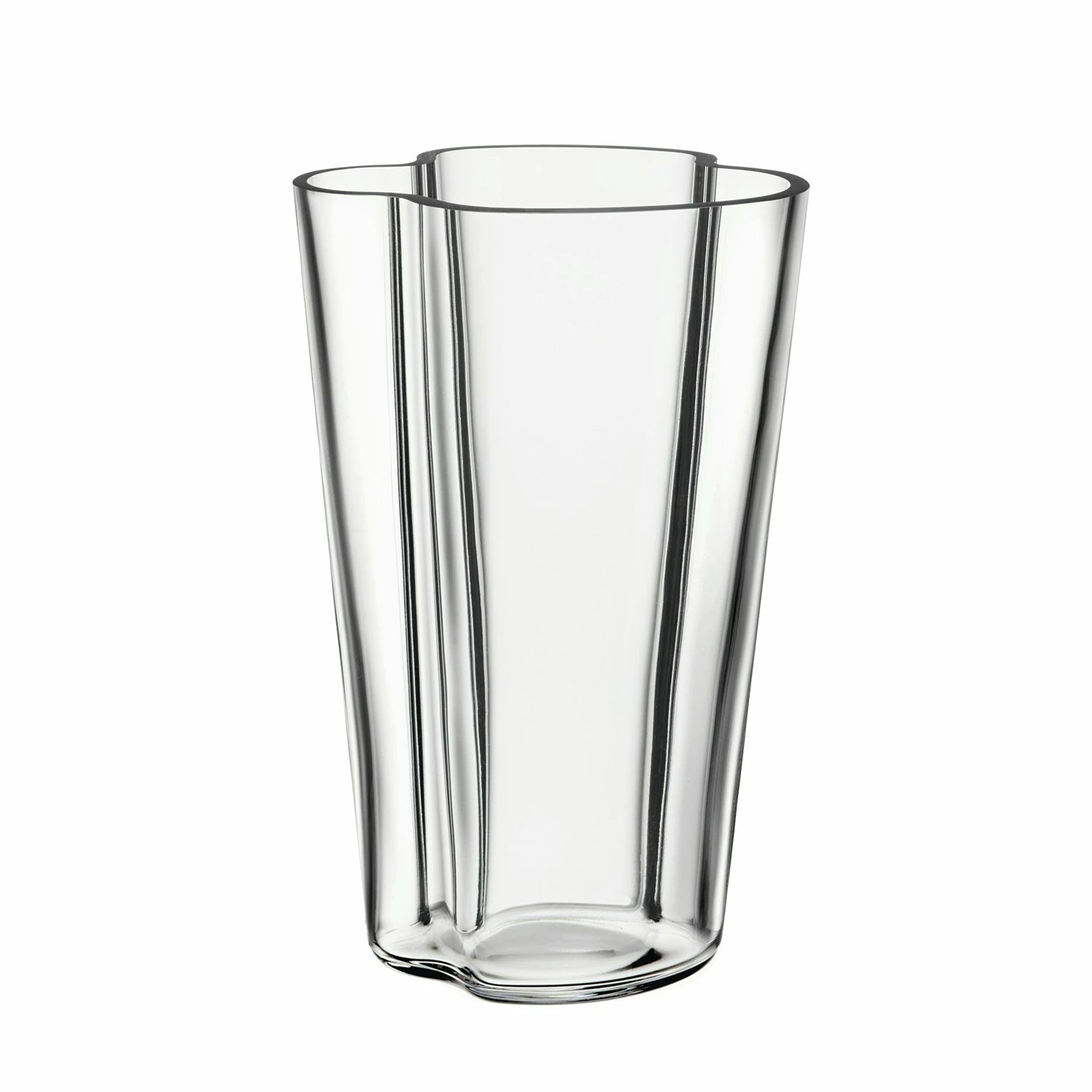 Iittala Alvar Aalto Vase 22 Cm, Clear 3 Iittala Alvar Aalto Vase 22 Cm, Clear