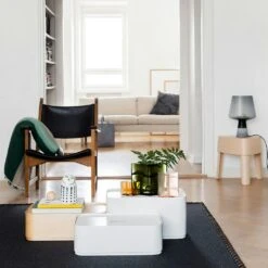 Iittala Leimu Table Lamp 30cm, Grey -Gubi Furni Sales iittala leimu table lamp 30 cm 2