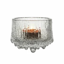 Iittala Ultima Thule Candle Holder 6,5 Cm, Clear