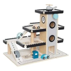 JaBaDaBaDo Parking Garage With Cars And Helicopter