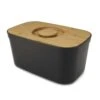 Joseph Joseph Bread Box With Cutting Board, Black 1 Joseph Joseph Bread Box With Cutting Board, Black -Gubi Furni Sales joseph joseph bread bin with bamboo chopping board 5