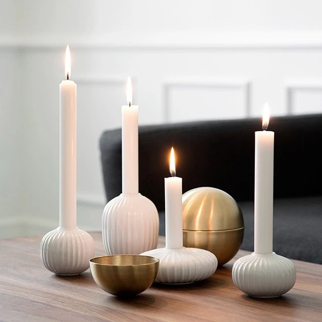 Kähler Hammershøi Candle Holder Mini, White 5 Kähler Hammershøi Candle Holder Mini, White - Image 3