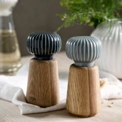 Kähler Hammershøi Spice Mill Small, Indigov -Gubi Furni Sales kahler hammershi spice mill small 3 1
