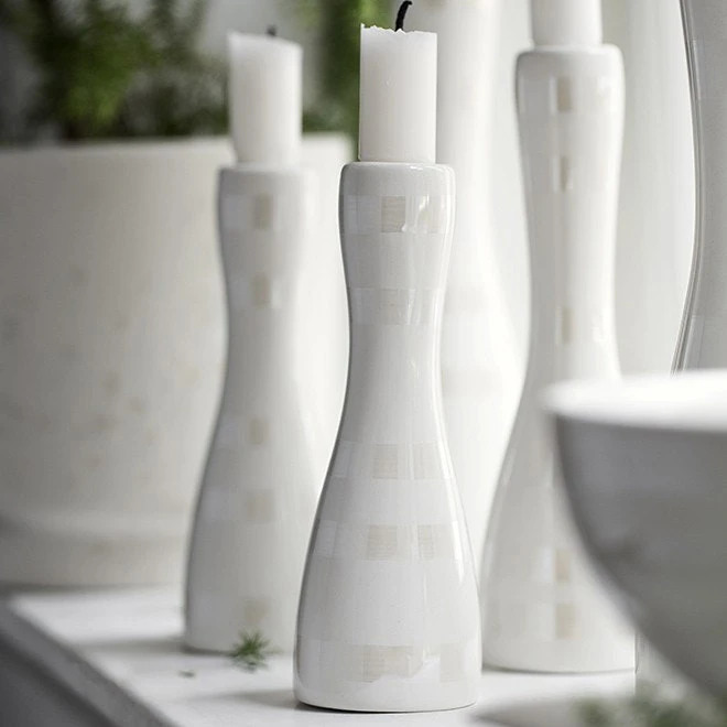 Kähler Omaggio Candlestick 16 Cm, Mother Of Pearl 5 Kähler Omaggio Candlestick 16 Cm, Mother Of Pearl - Image 3