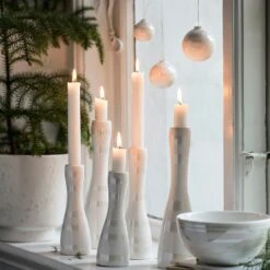 Kähler Omaggio Candlestick Medium, Black -Gubi Furni Sales kahler omaggio candlestick medium 3