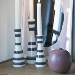 Kähler Omaggio Candlestick Medium, Black -Gubi Furni Sales kahler omaggio candlestick medium 4