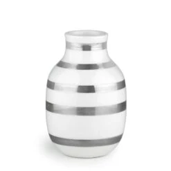Kähler Omaggio Vase 12,5 Cm, Silver
