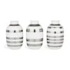 Kähler Omaggio Vase Miniature 3-pack, Silver -Gubi Furni Sales kahler omaggio vase miniature 3 pack 4
