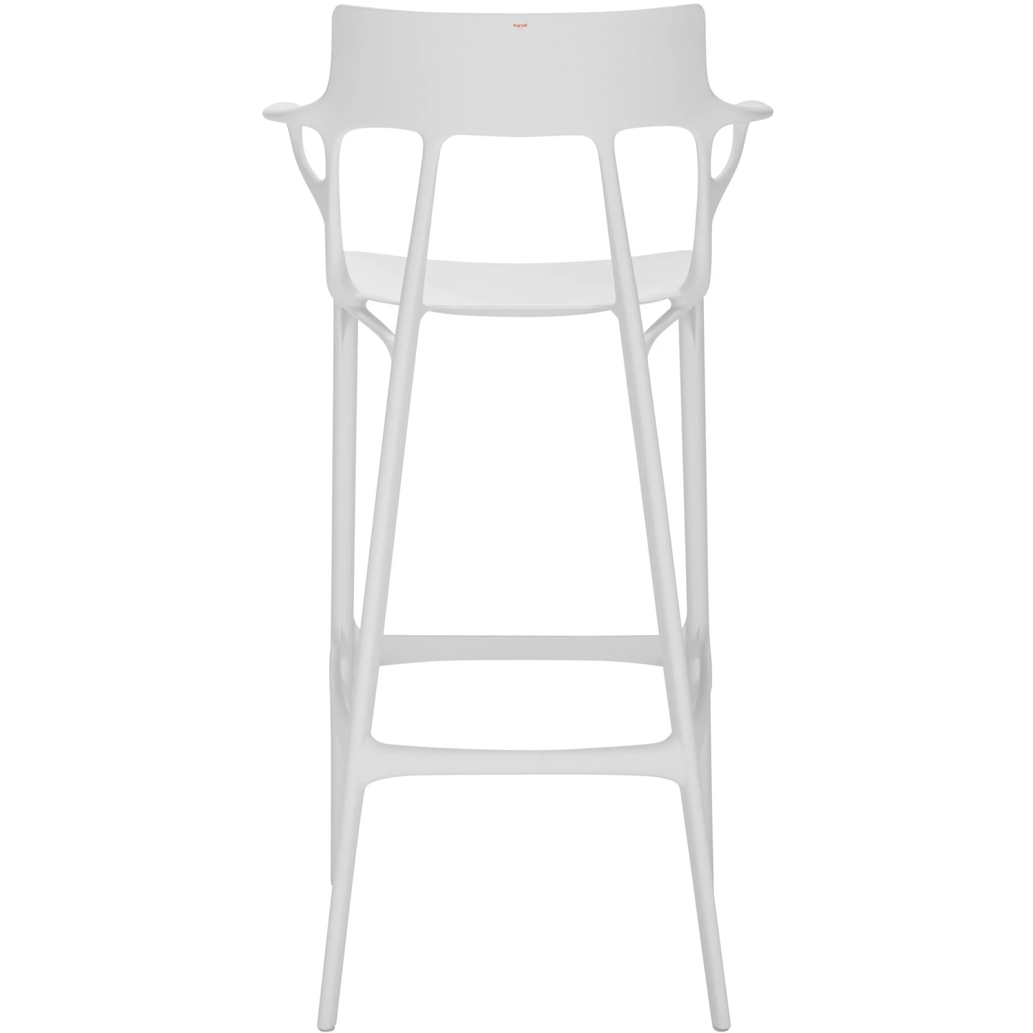 Kartell A.I. Bar Stool Recycled 75 Cm, White 6 Kartell A.I. Bar Stool Recycled 75 Cm, White - Image 4