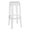Kartell Charles Ghost Bar Stool 75 Cm, Crystal -Gubi Furni Sales kartell charles ghost bar stool 17