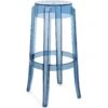 Kartell Charles Ghost Bar Stool 75 Cm, Powder Blue -Gubi Furni Sales kartell charles ghost bar stool 6