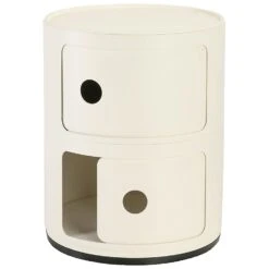 Kartell Componibili Modular System 2 Compartments, Matt White -Gubi Furni Sales kartell componibili modular system 2 compartments 11