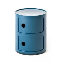 Kartell Componibili Modular System 2 Compartments, Blue