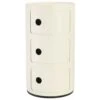 Kartell Componibili Modular System 3 Compartments, Matt White -Gubi Furni Sales kartell componibili modular system 3 compartments 13
