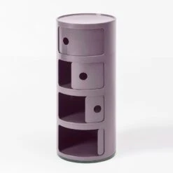 Kartell Componibili Modular System 4 Compartments, Black -Gubi Furni Sales kartell componibili modular system 4 compartments 3 5