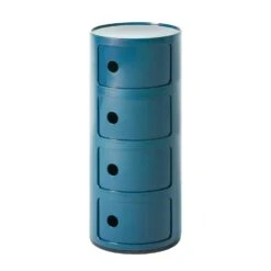 Kartell Componibili Modular System 4 Compartments, Blue